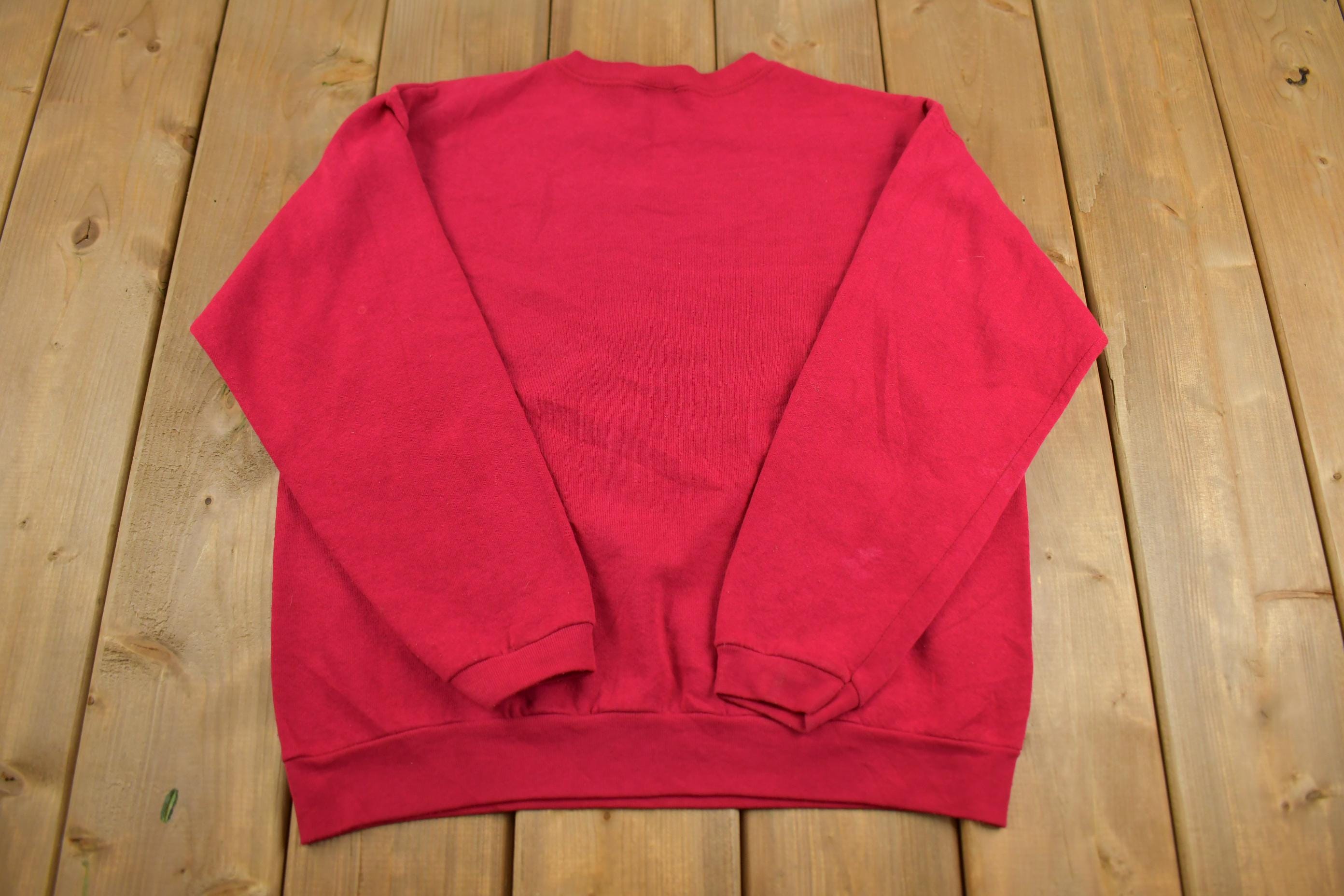 Vintage 1990s Tultex Blank Crewneck Sweatshirt Made In USA