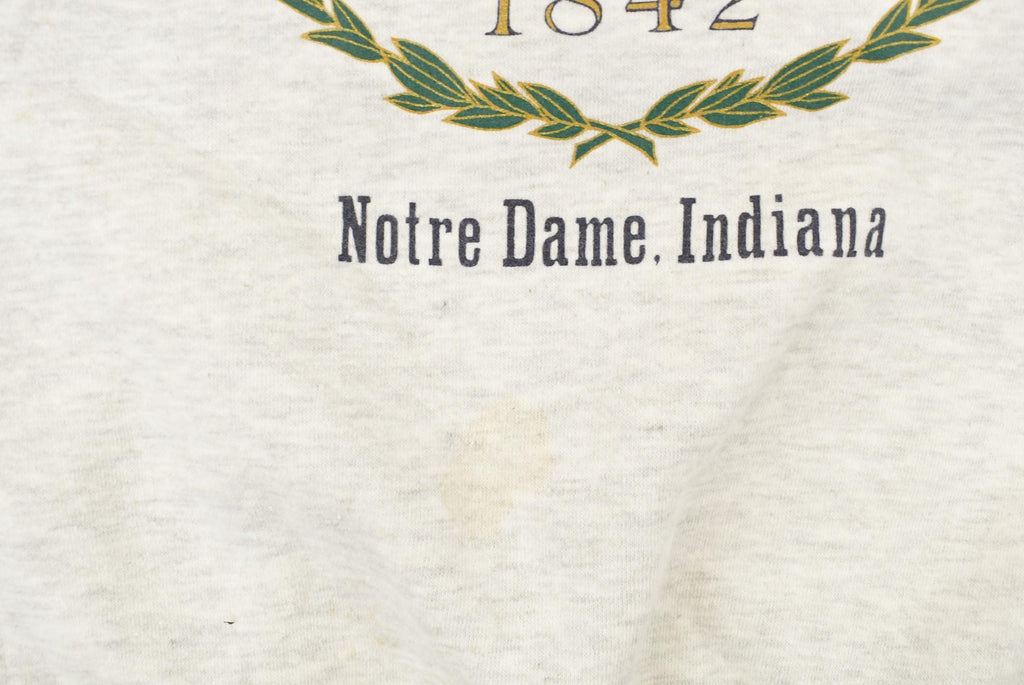 Vintage 1990s Notre Dame University Collegiate Crewneck Sweatshirt Men's Large