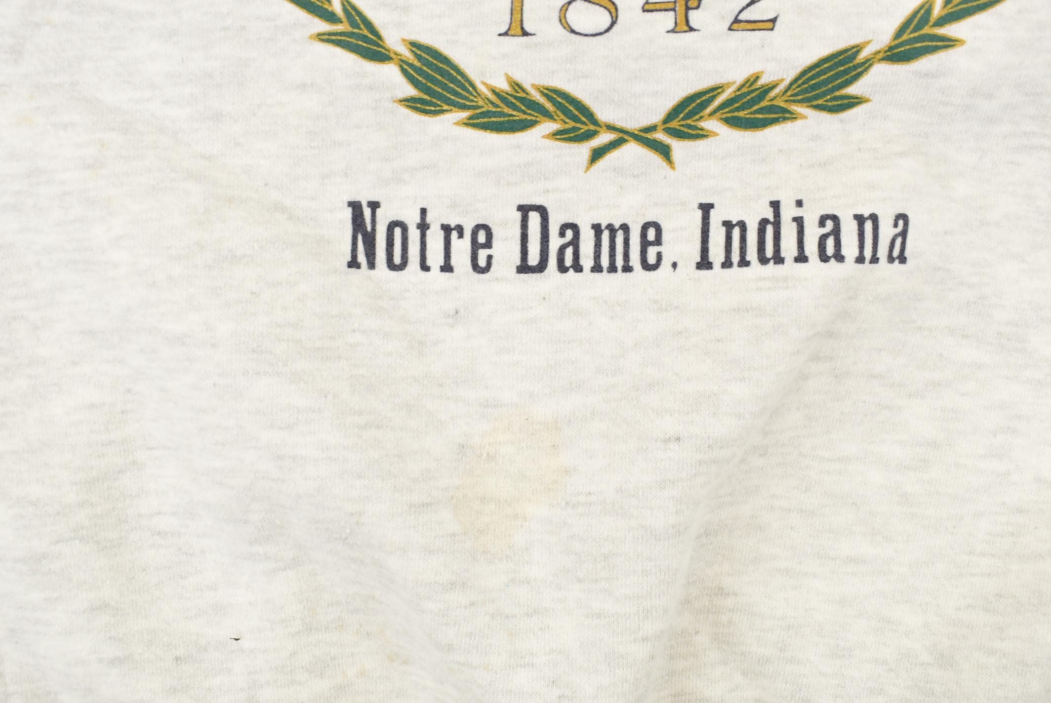 Vintage 1990s Notre Dame University Collegiate Crewneck Sweatshirt Men's Large