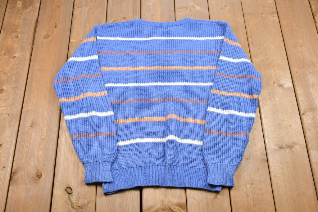 Vintage Sir William Knitted Striped Sweater