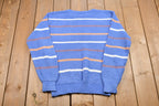 Vintage Sir William Knitted Striped Sweater