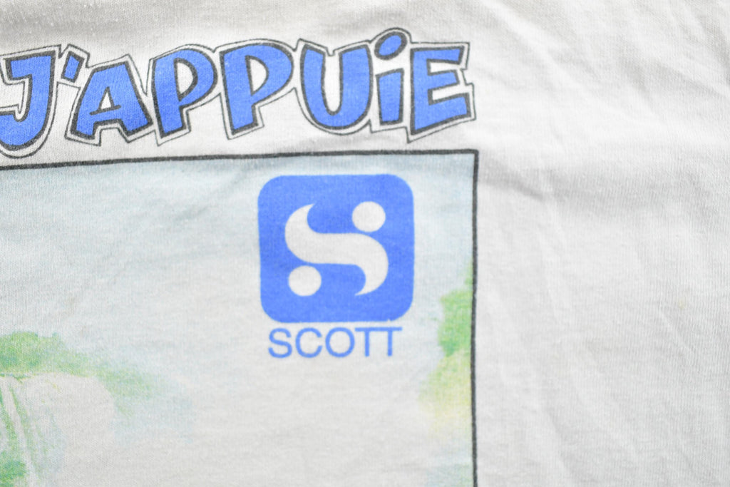 Vintage 1990s SME Jappuie Ems Support Graphic T-Shirt