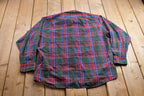 Vintage 1990s Steeplechase Plaid Button Up Shirt