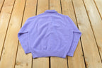 Vintage 1960s Glasgo Ltd Angora Lambswool Collared Knit Sweater Women's S