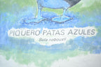 Vintage 1990s Galapagos Island Blue Footed Bobby Souvenir T-Shirt