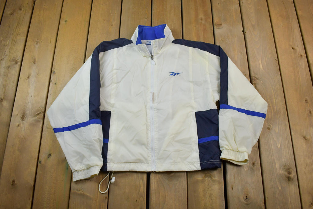 Vintage 1990s Reebok Windbreaker Full Zip Jacket