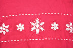 Vintage Sonoma Knitted Turtle Neck , Vintage 90s Turtle Neck , Pattern Sweater , Embroidered Snow Flakes , Christmas , Pullover Sweatshirt