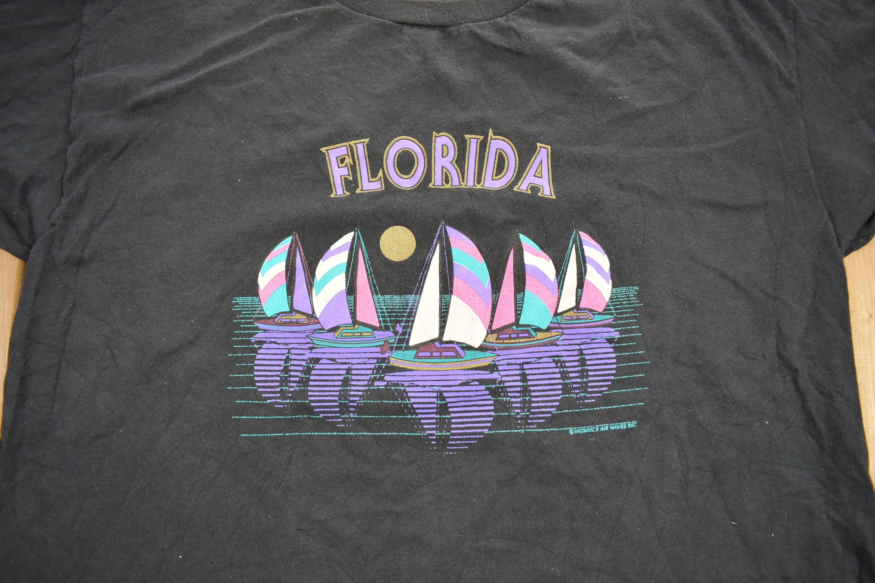 Vintage 1990s Florida Graphic Souvenir T Shirt