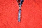 Vintage 1990s Nautica Challenge Fleece Quarter Zip Outdoorsman Sweater Men's L