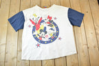Vintage 1990s Mickey Mouse Party Disney Cartoon Promo Baseball Jersey Mens XL