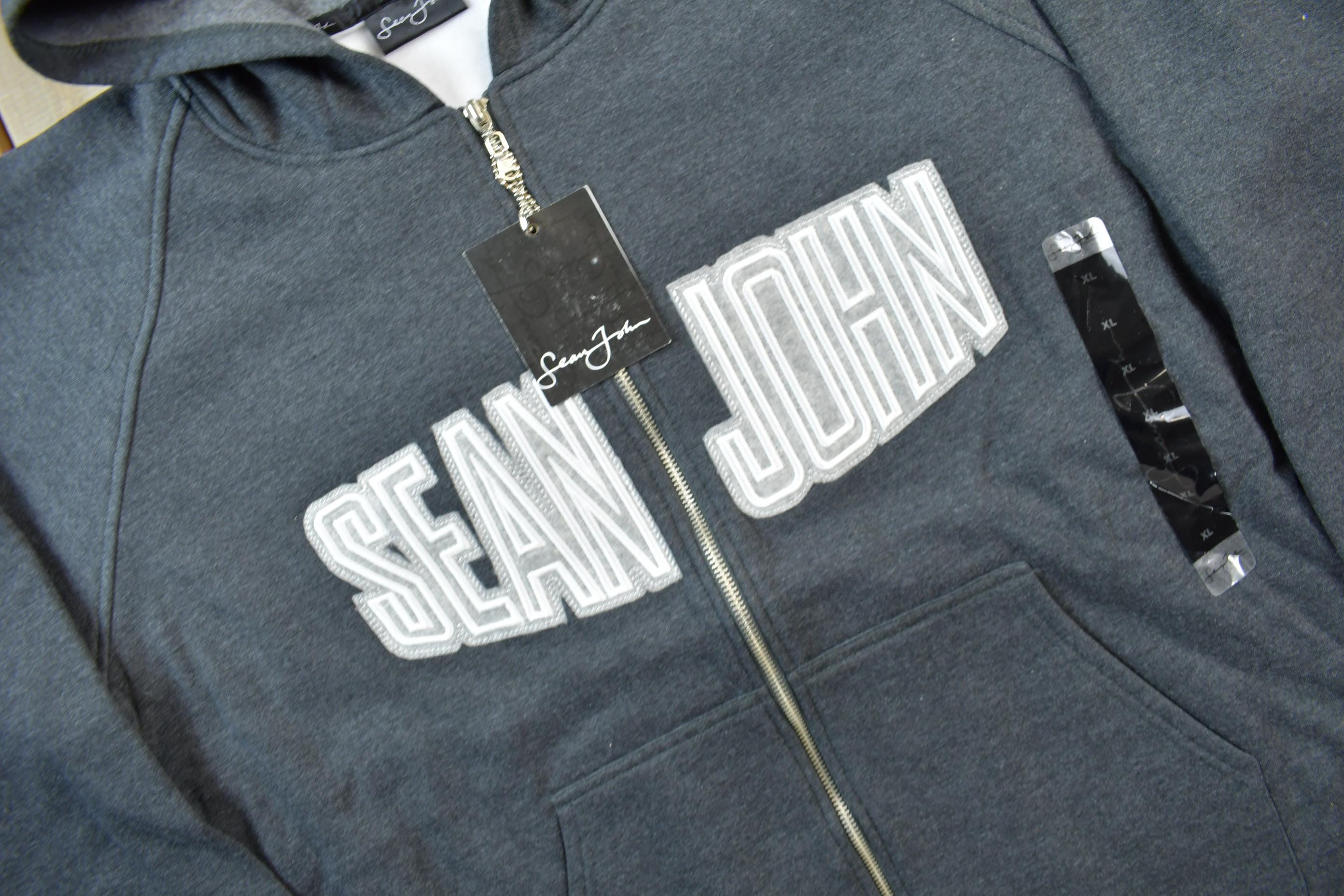 Vintage Deadstock Y2K Sean John Embroidered Hoodie & Pants Set Size XL