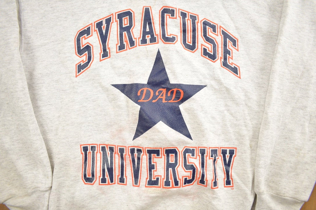 Vintage 1990s Syracuse University Star Dad Collegiate Crewneck