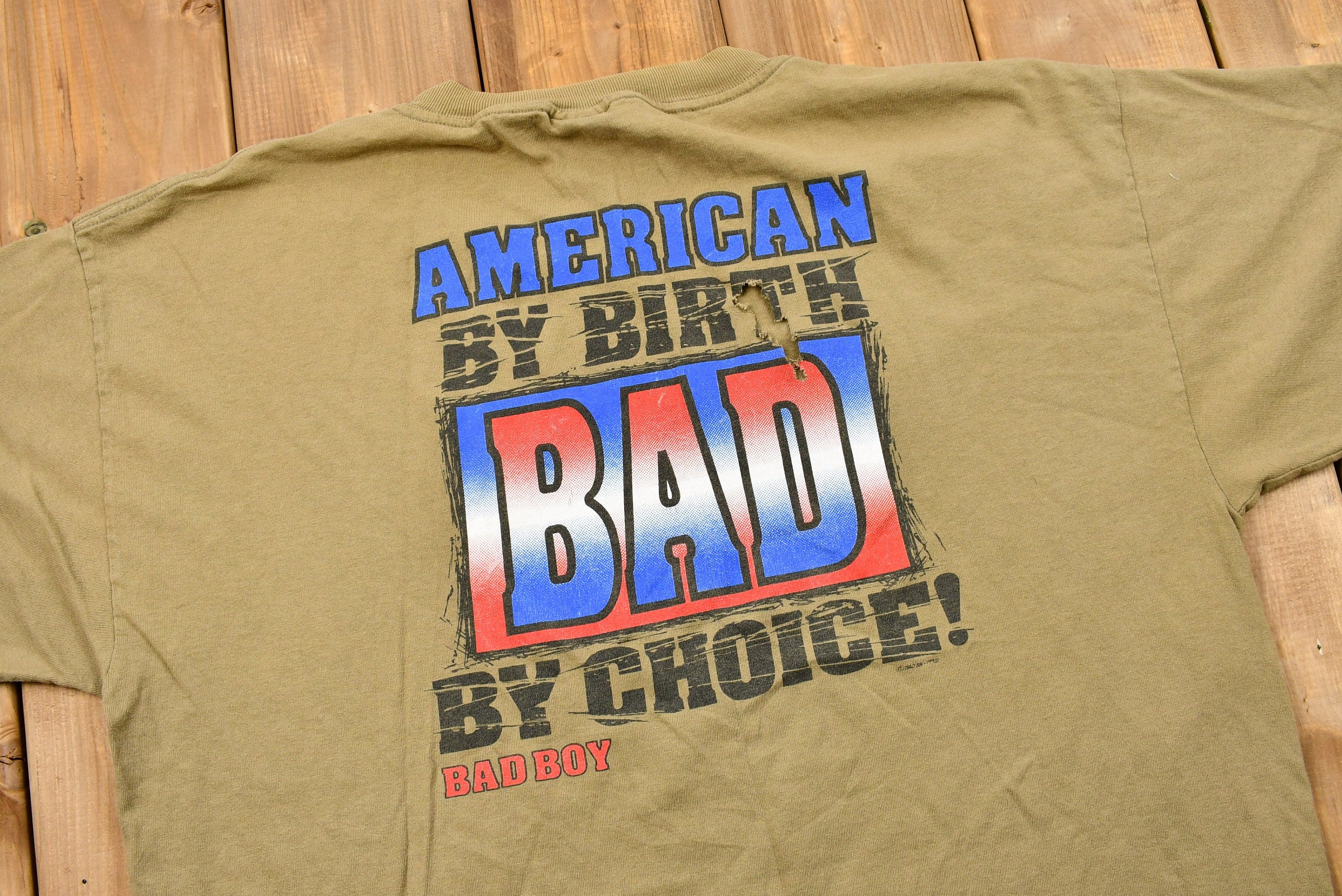 Vintage 1995 Distressed Bad By Choice T-Shirt