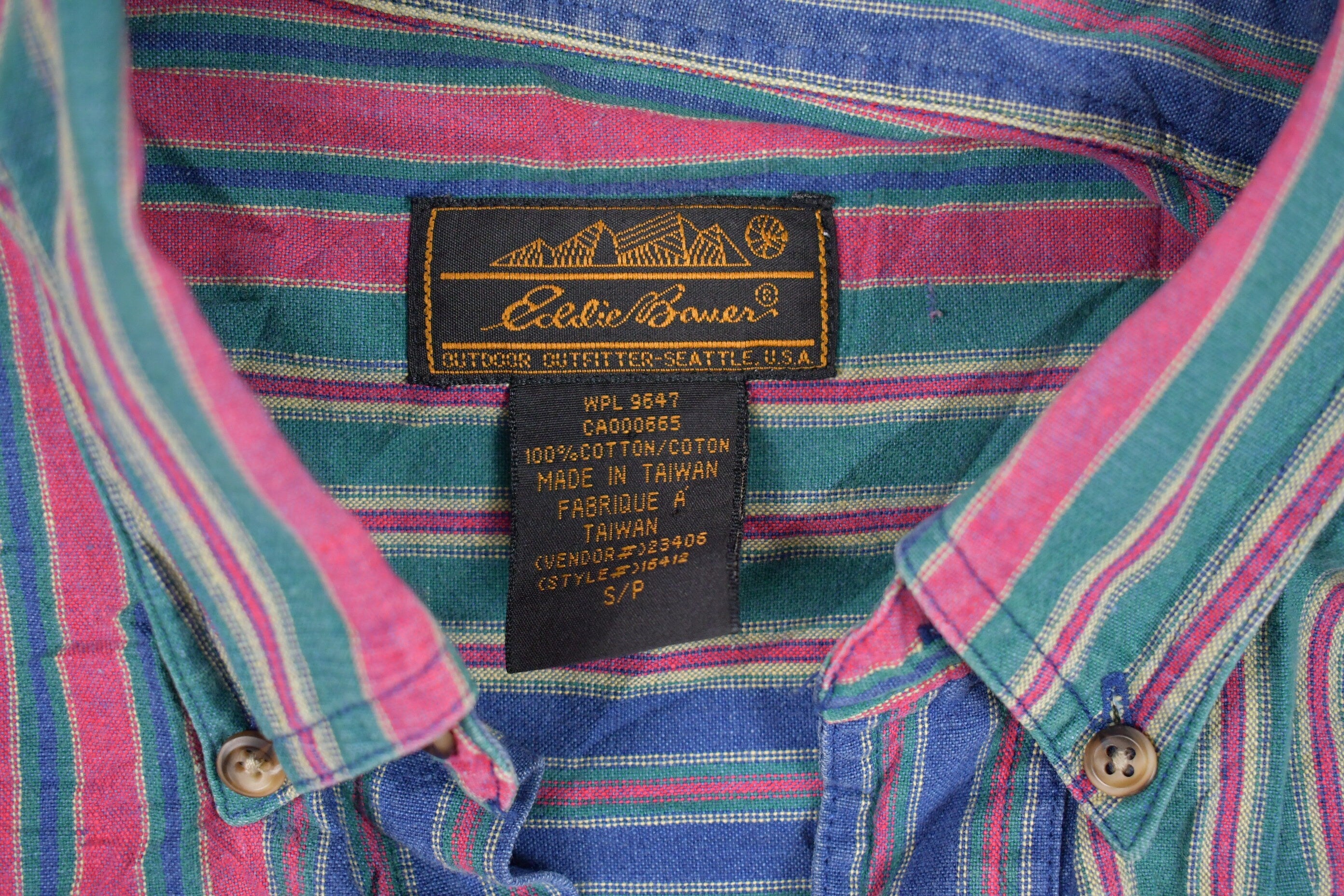 Vintage 1990s Eddie Bauer Button Up Shirt
