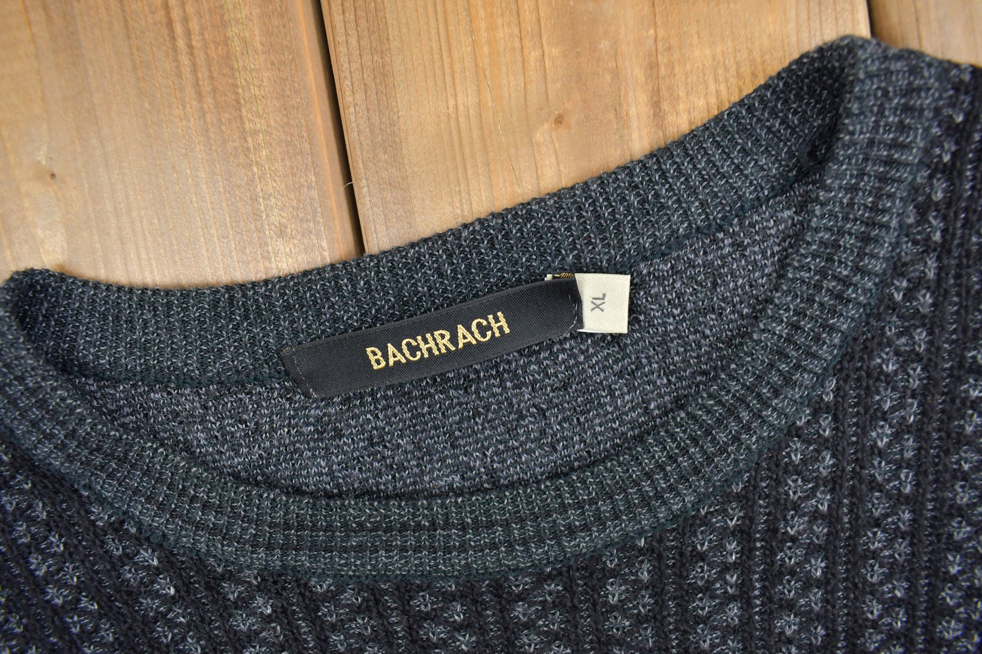 Vintage 1990s Bachrach Knit Crewneck Sweater