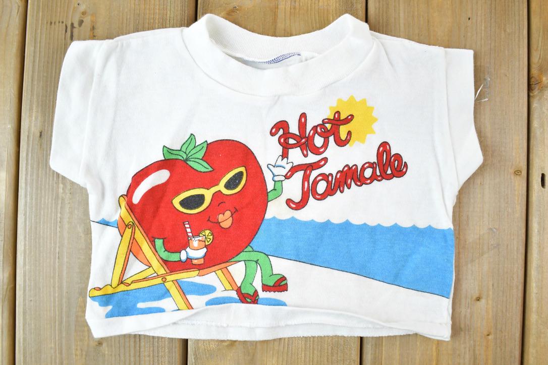Vintage 1980s Hot Tamale Baby Shirt Size 3 Months