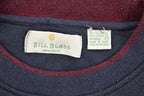 Vintage 1990s Bill Blass Striped Crewneck Sweatshirt /