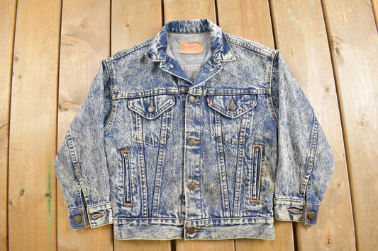 Vintage 1980s Levis Trucker Jacket / Jean Jacket / Denim Jacket / Vintage Denim / Streetwear / Fall Jacket / 80s Levi's denim