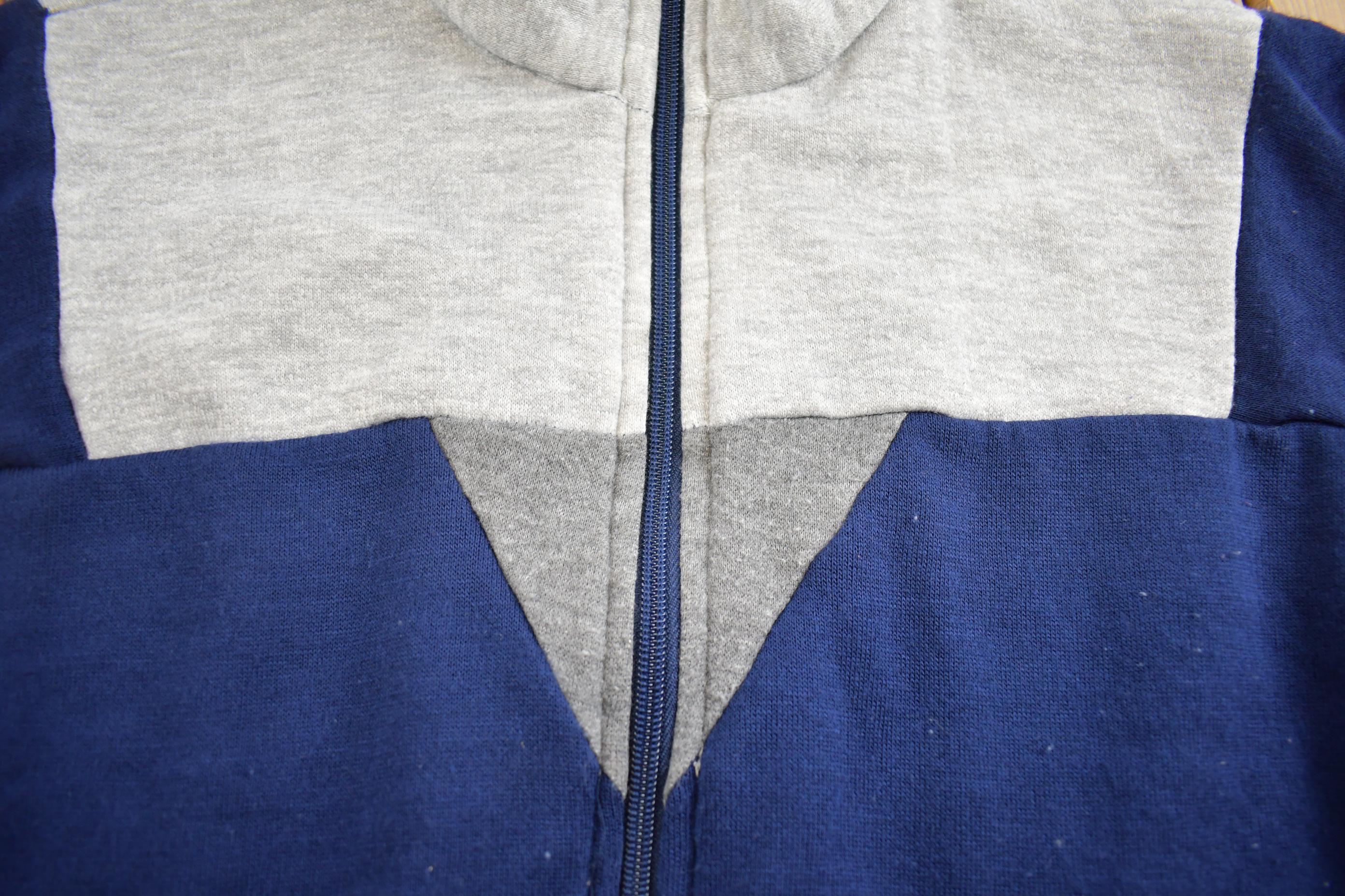 Vintage 1990s BOG Sports Color Block Zip Up Made In USA