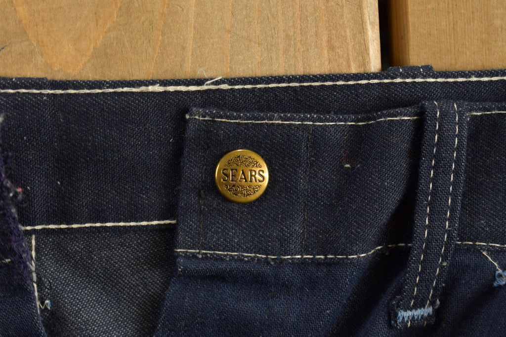 Vintage 1980s Sears Union Made Denim Jeans Size 33 x 28.5