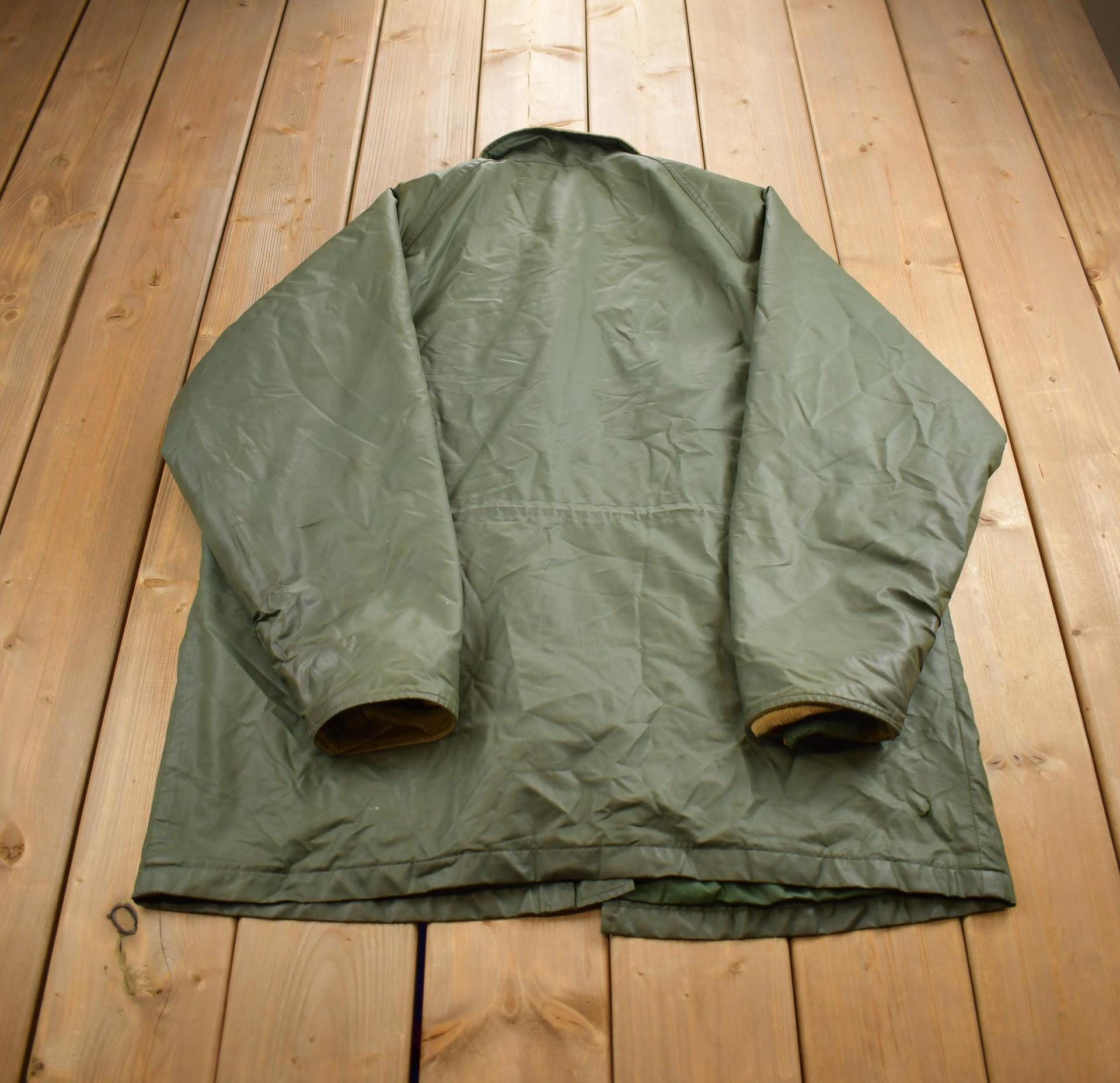 Vintage 1980s Woolrich Leather Jacket Made In USA