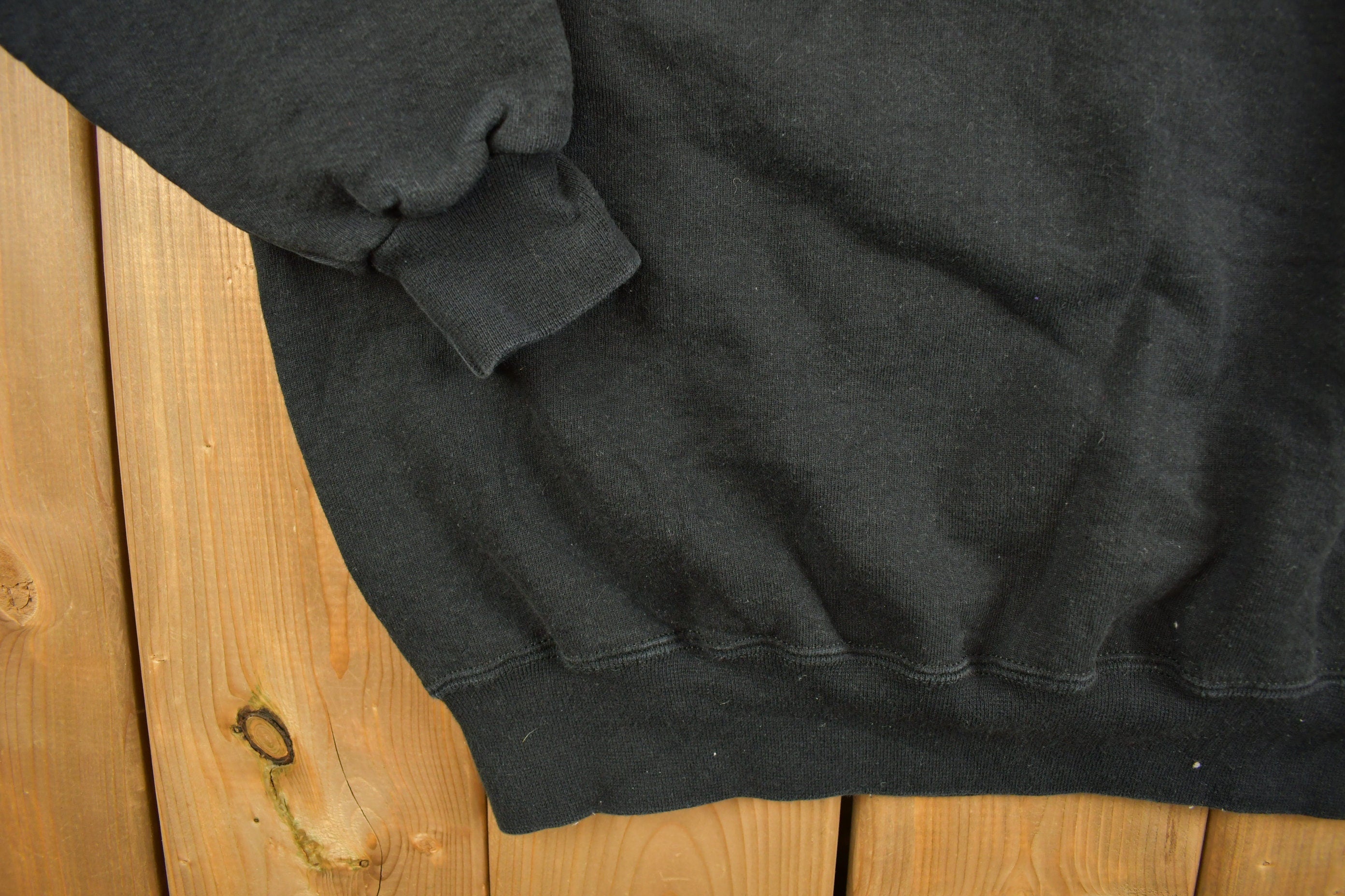 Vintage 1990s Drop Ship Express Embroidered Crewneck Sweatshirt  90s Crewneck  Essential  Streetwear  90s Blank  Black Sweatshirt