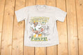 Vintage 1990s Green Bay Packers Brett Favre Cartoon Graphic Print Souvenir NFL T-Shirt Youth L