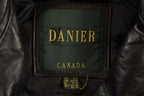Vintage 1990s Danier Black Leather Jacket