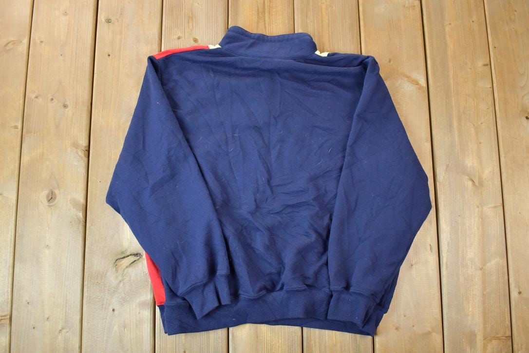 Vintage 1990s Alfred Dunner Quarter Button Crewneck Sweatshirt
