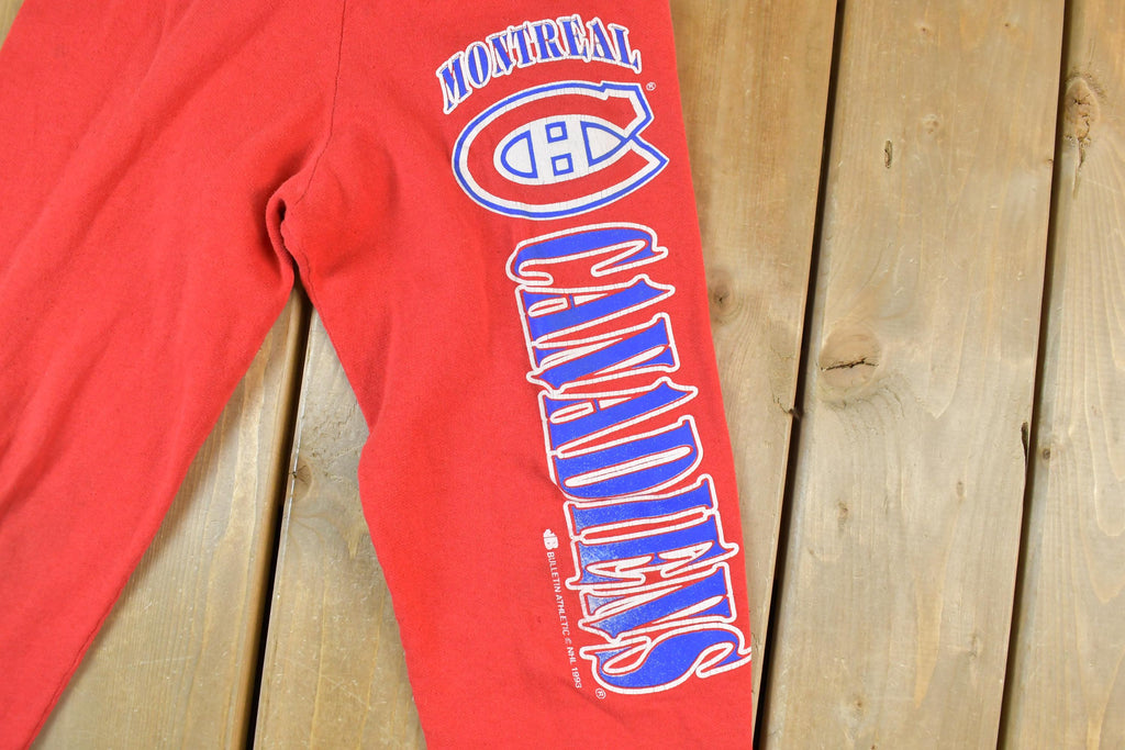 Vintage 1993 Montreal Canadiens Youth Track Pants