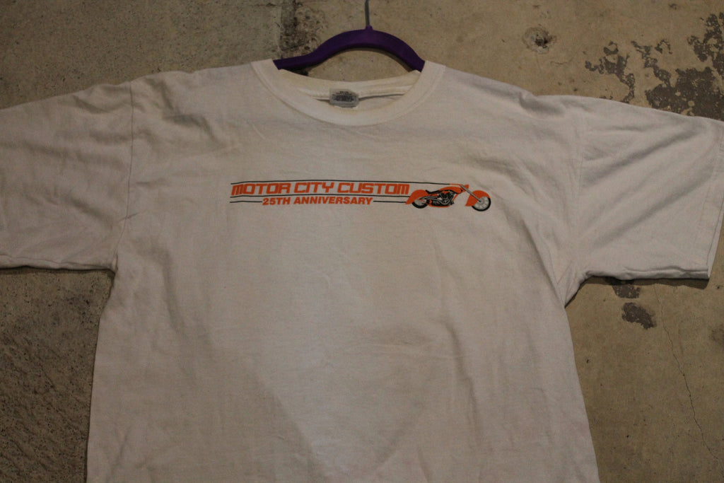 Vintage 1990s Motor City Customs Graphic T Shirt