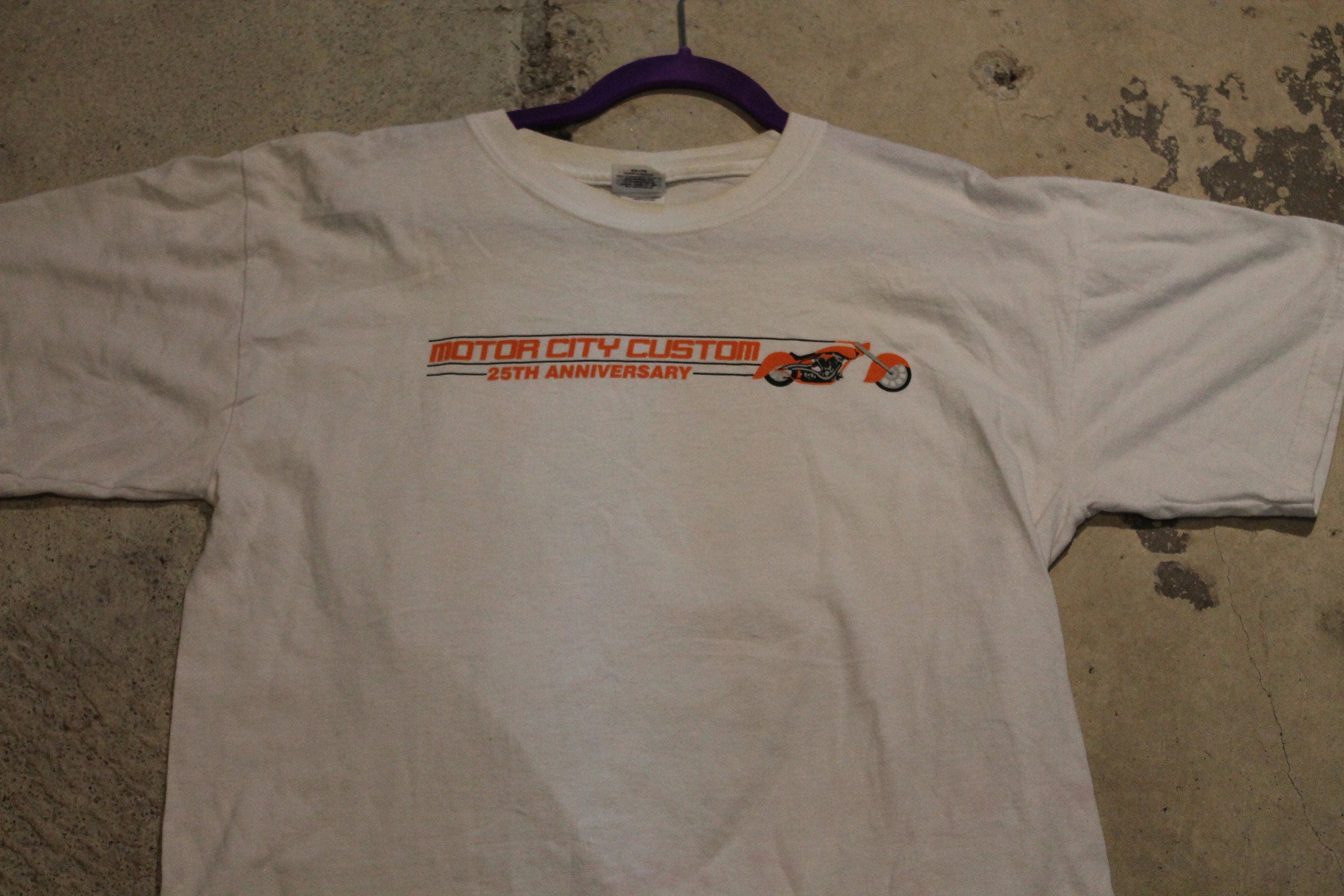 Vintage 1990s Motor City Customs Graphic T Shirt