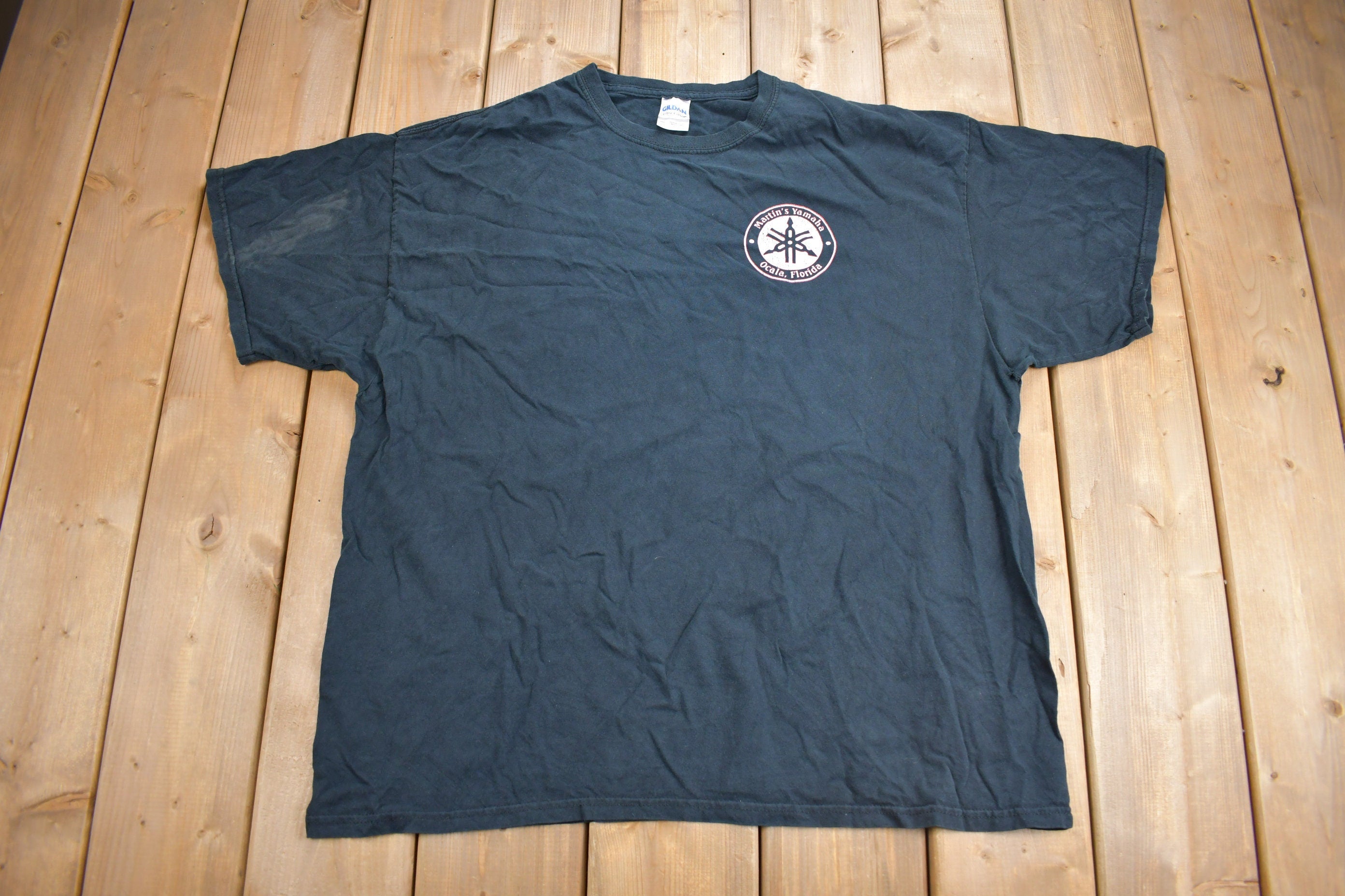 Vintage 1990s Martins' Yamaha Ocala Florida Graphic T Shirt