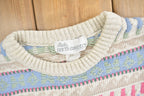 Vintage 1990s North Country Knit Crewneck Sweater