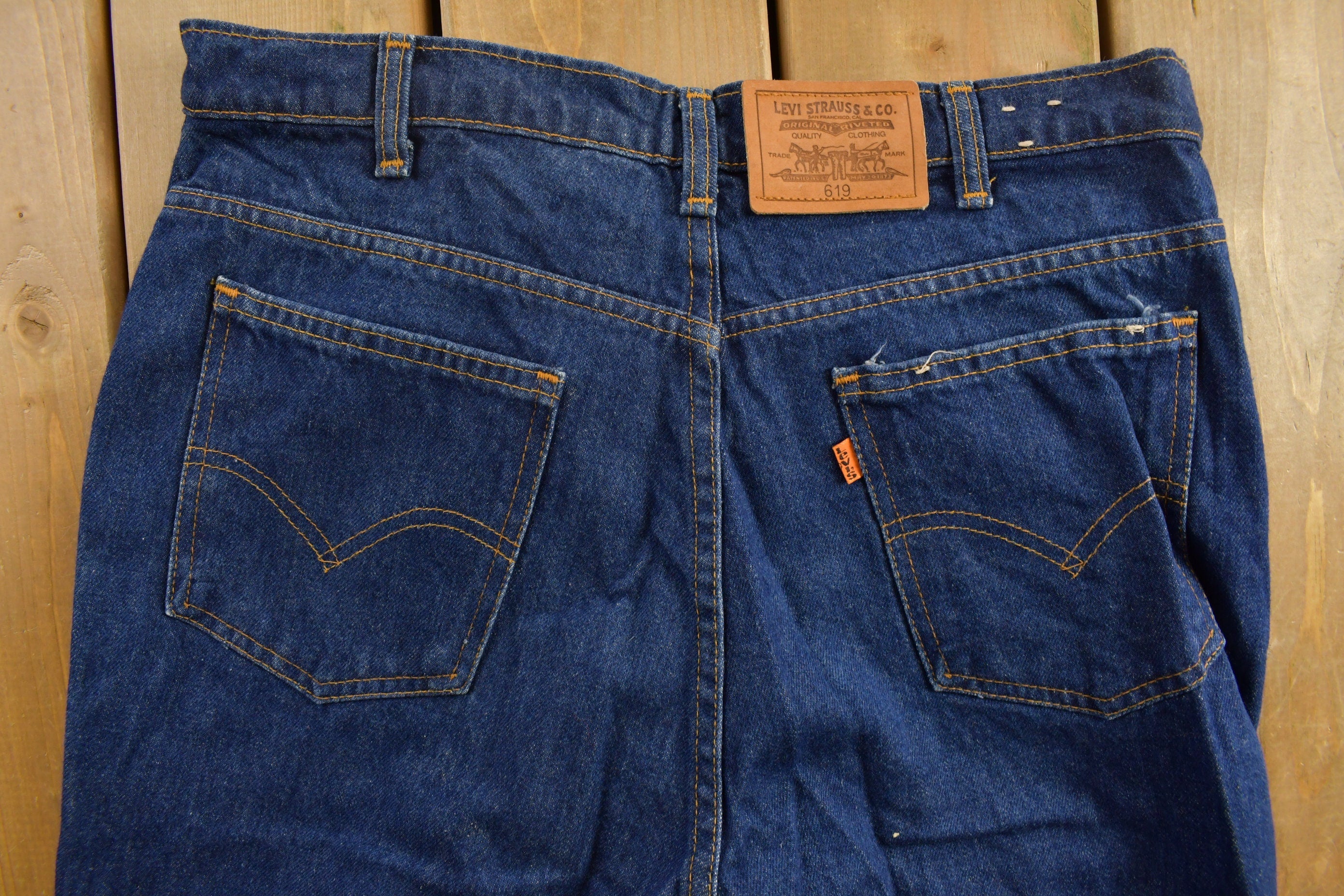 Vintage Levi's Orange Tab Jeans Size 32 x 30