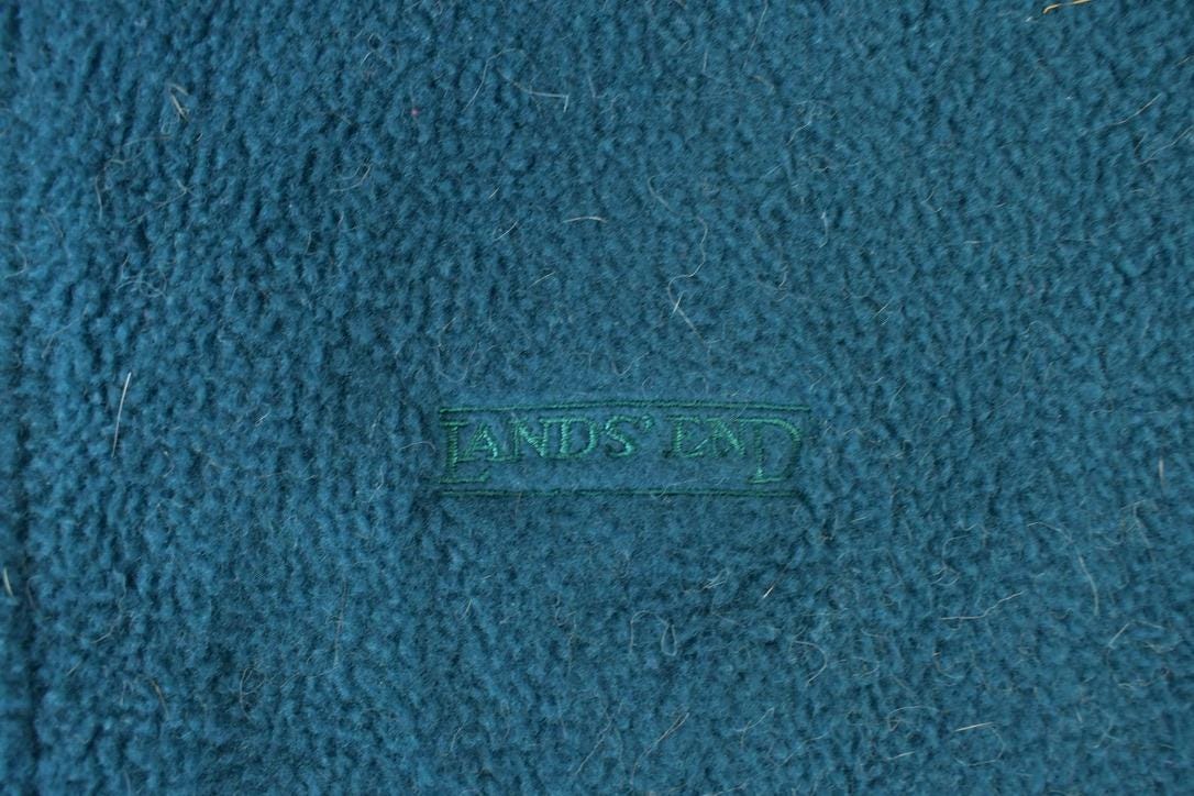 Vintage 1990s Lands End Fleece Outdoorsman Sweater