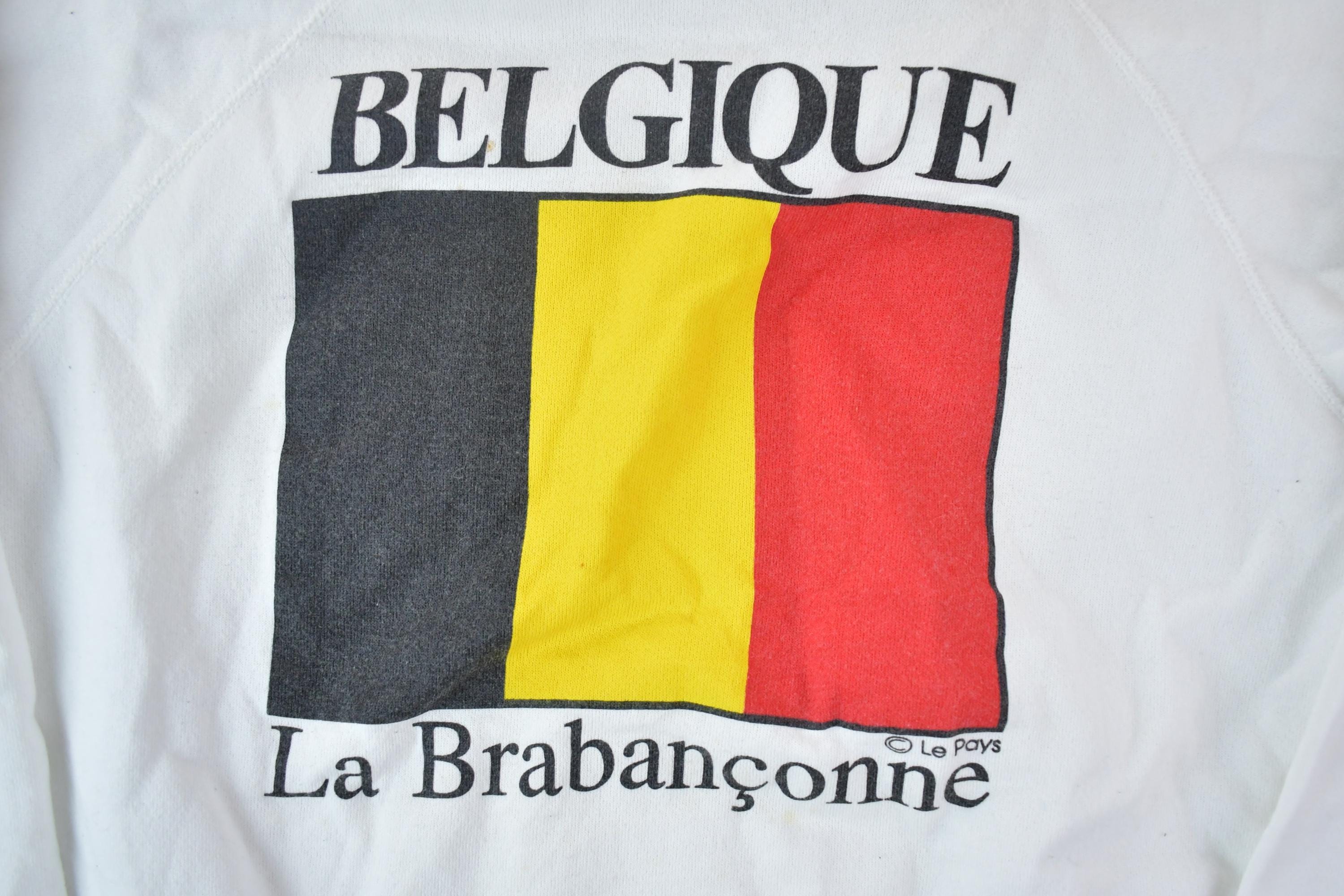 Vintage 1990s Belgique Le Pays Crewneck Sweatshirt
