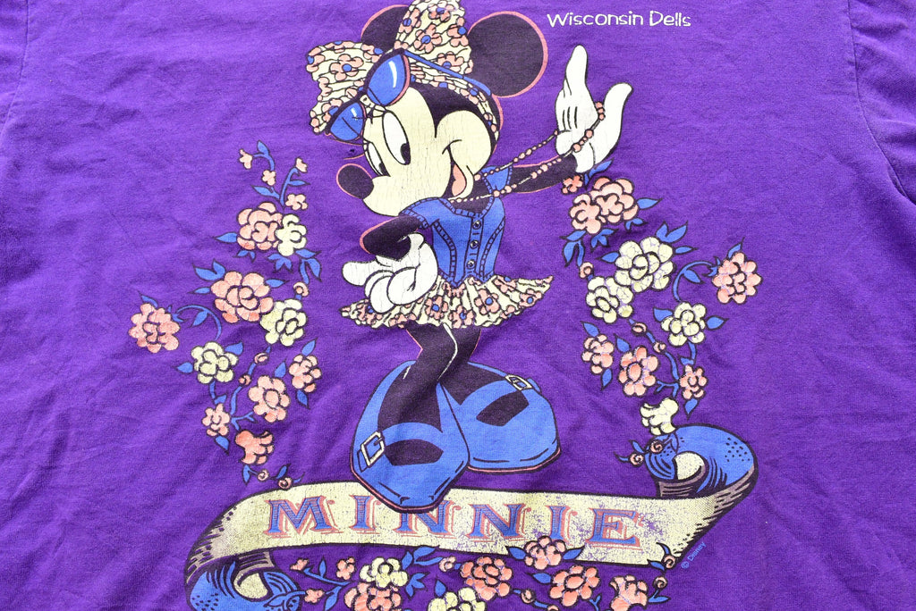 Vintage 90's Minnie Mouse Wisconsin Dells Cartoon T-Shirt