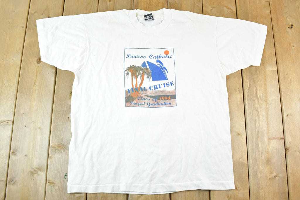 Vintage 1990s Powers Classic Class Of 94 Souvenir T-Shirt Mens XL