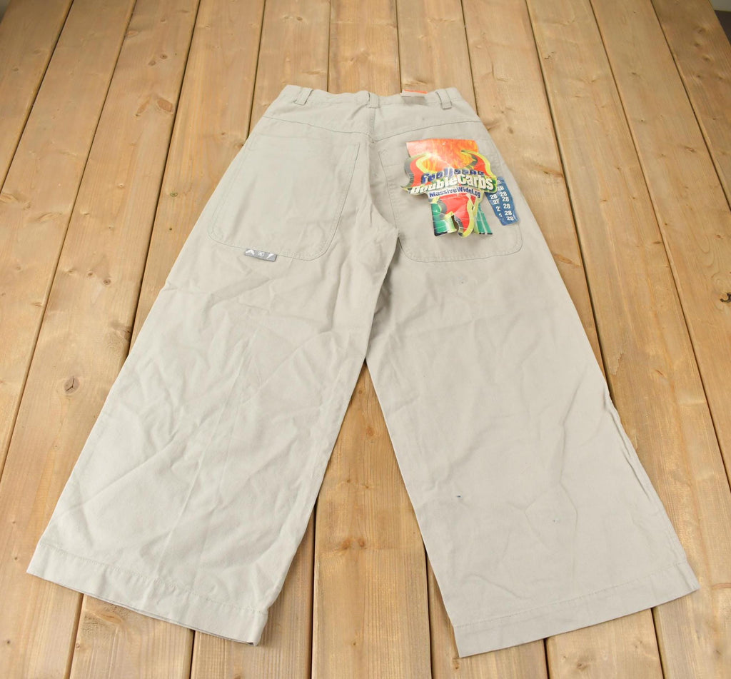 Vintage 1990s Deadstock Massive Wide Leg FUEL Jeans Cotton Pant Size 28 x 28
