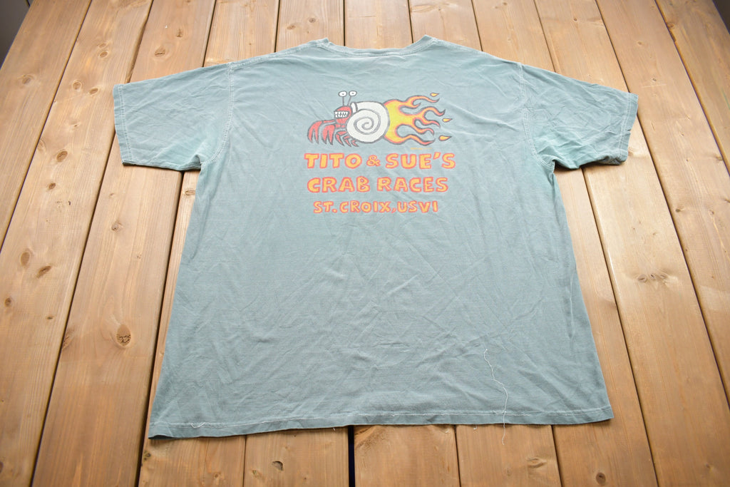 Vintage 1990s Got Crabs? Graphic T Shirt