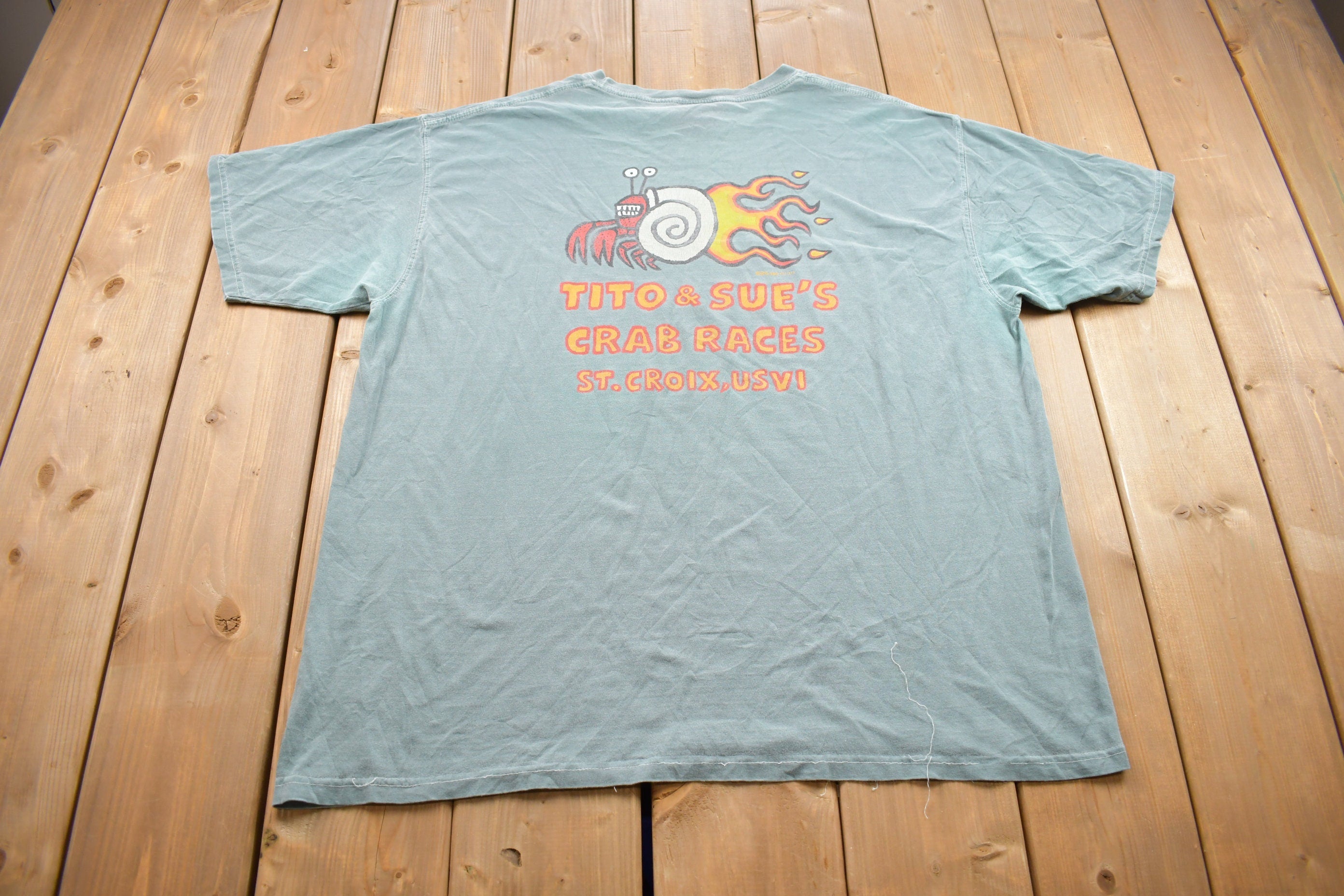 Vintage 1990s Got Crabs? Graphic T Shirt