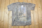 Vintage 1990s Whitetail Deer Big Buck Hunting Theme Graphic T-Shirt