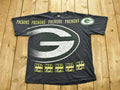 Vintage 1996 Green Bay Packers All Over Print NFL T-Shirt