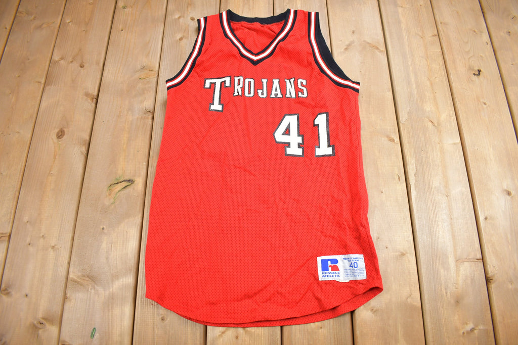 Vintage 1990s USC Trojans NCAA Collegiate Basketball Jersey