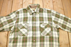 Vintage 1980s Charleston Bay Button Up Flannel Shirt