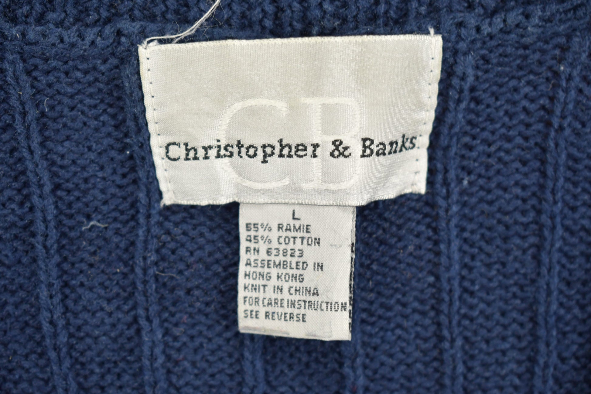Vintage 1990s Christopher And Banks Knit Cardigan Sweater Vest