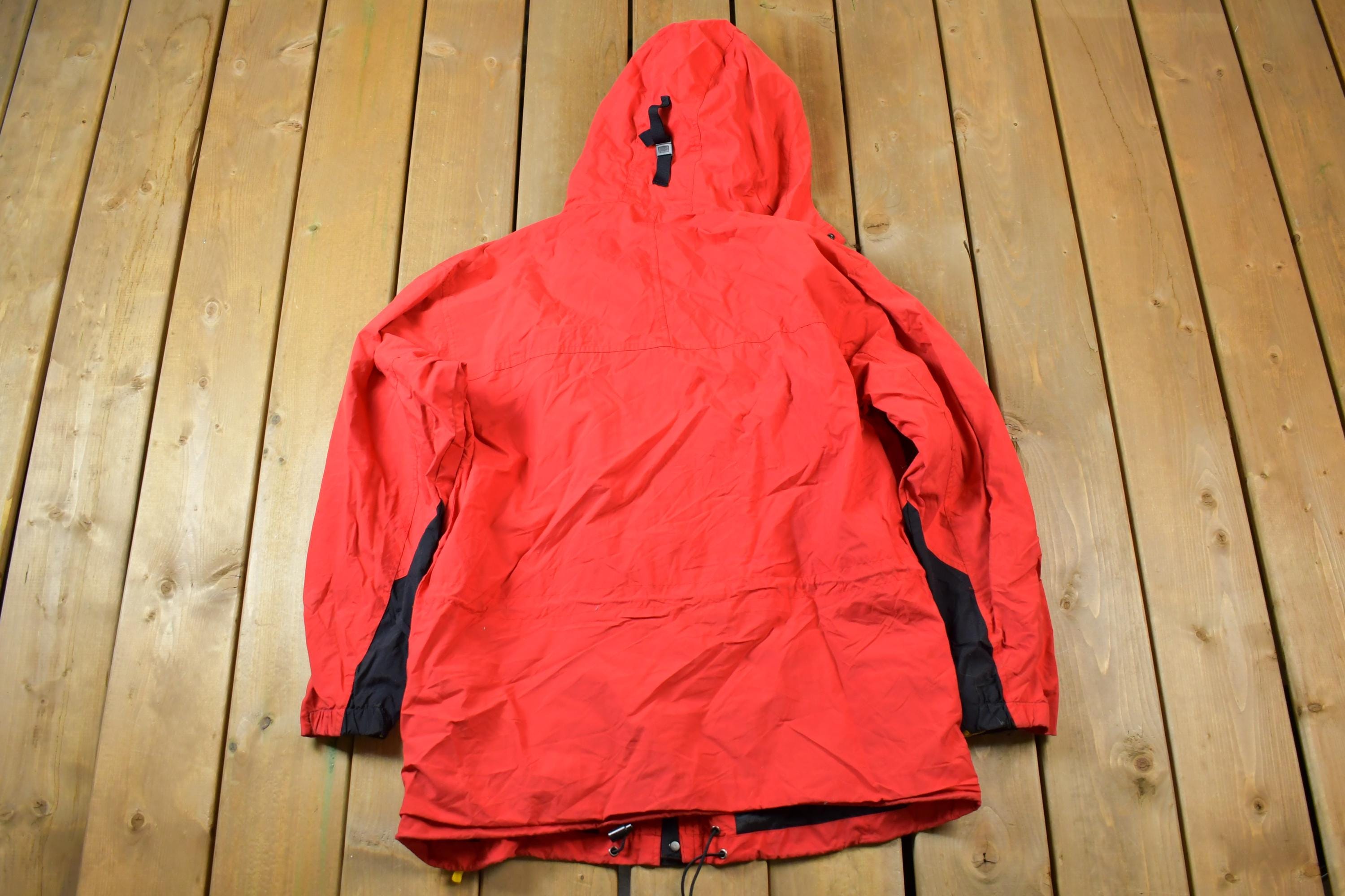 Vintage 1990s Red Windbreaker Jacket