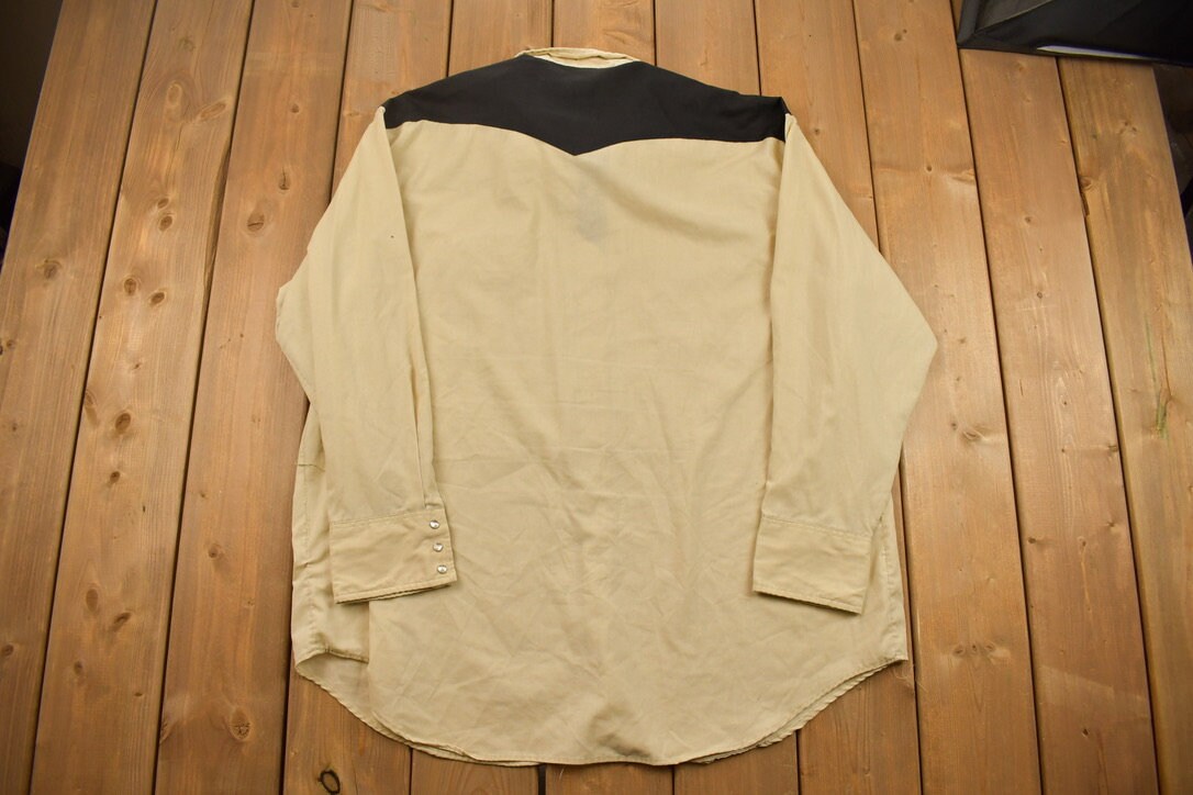 Vintage 1990s JC Penny Blank Button Up Shirt
