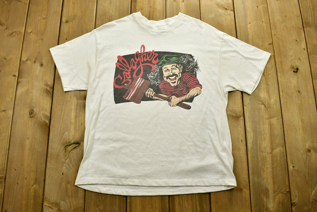 Vintage 90's Gallagher Hammer Graphic T-Shirt
